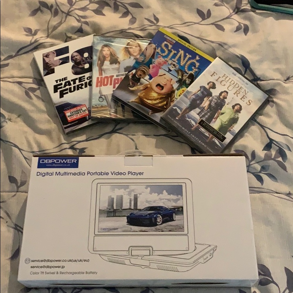 Brand New DVD Player with Movies